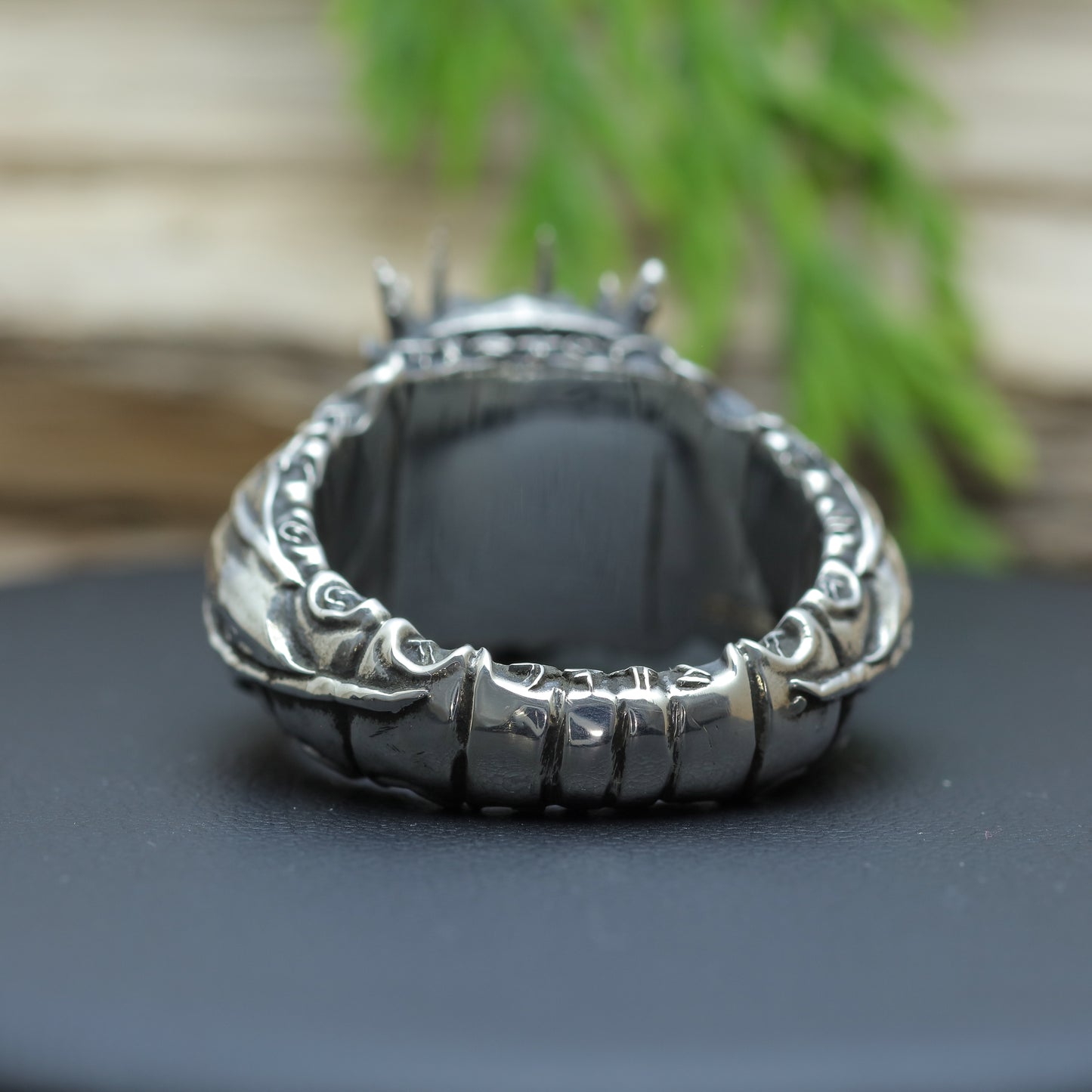 Men's "Wyvern Sovereign" Heavy Sculpted Dragon Ring (25.8g)