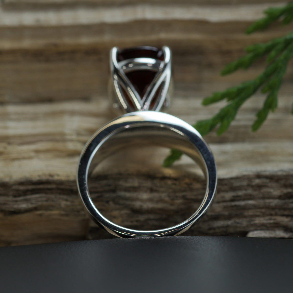 The Tulip Sri Lankan Hessonite Garnet Ring