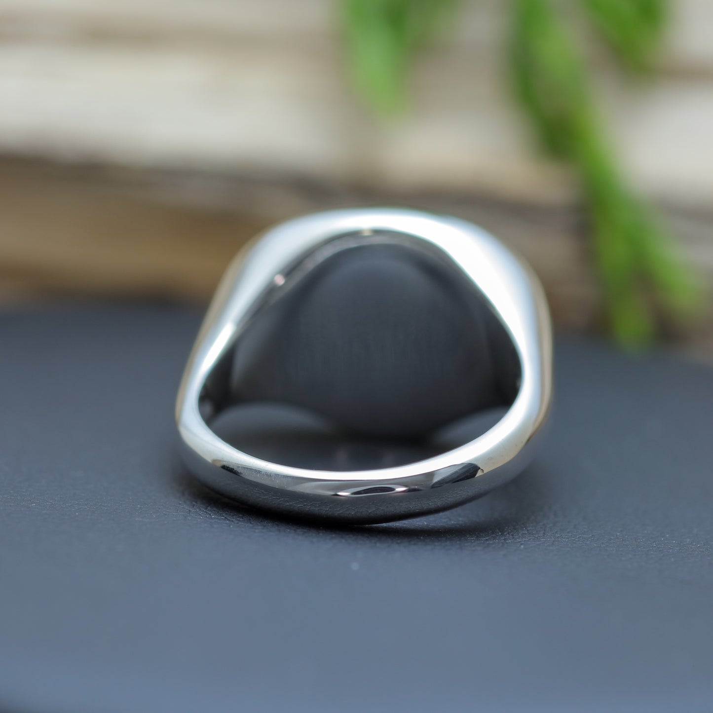 Hand-Sculpted Lightning Ridge Australian Opal Ring in Sterling Silver
