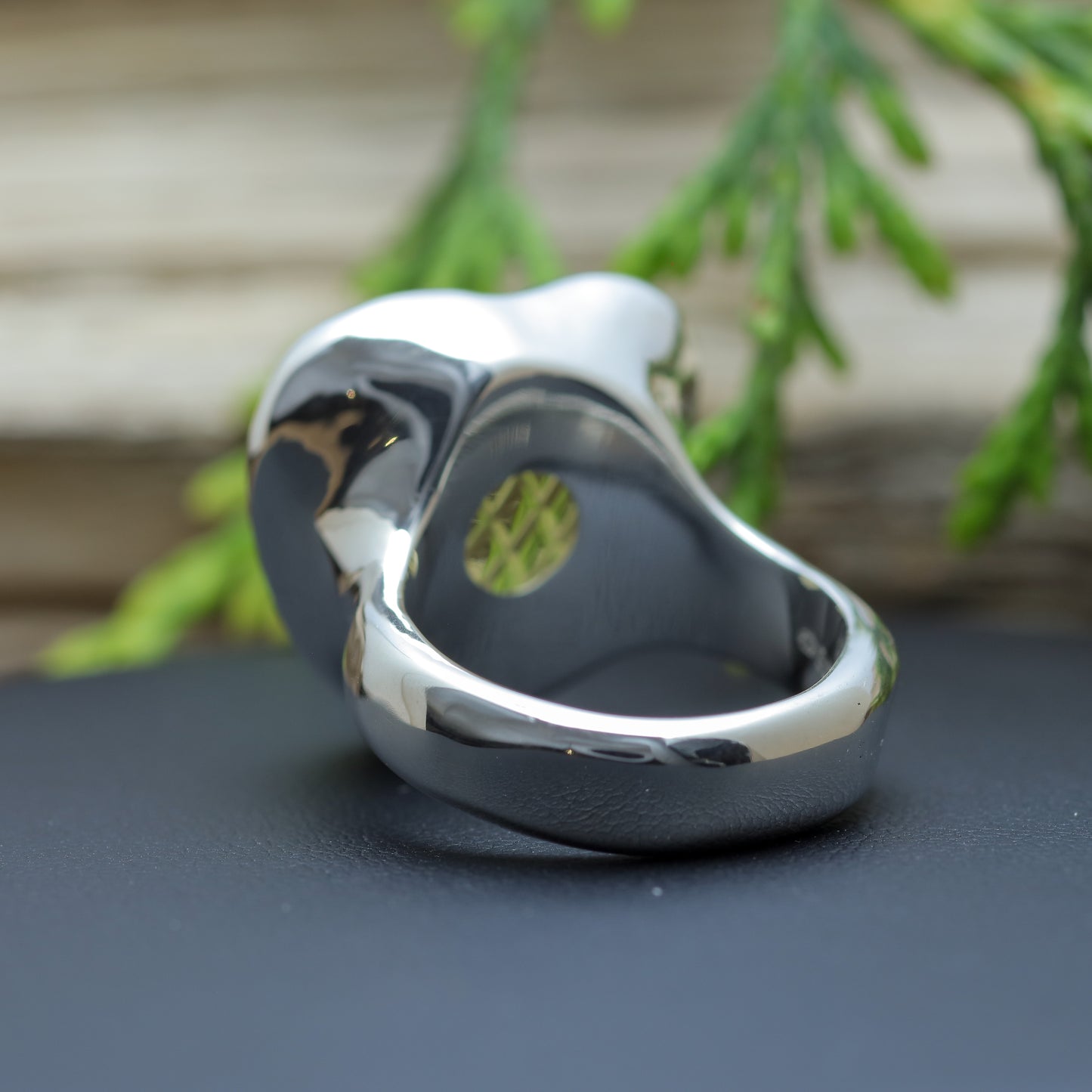 Organic Heart-Shape Lemon Quartz & Flush Diamond Statement Ring