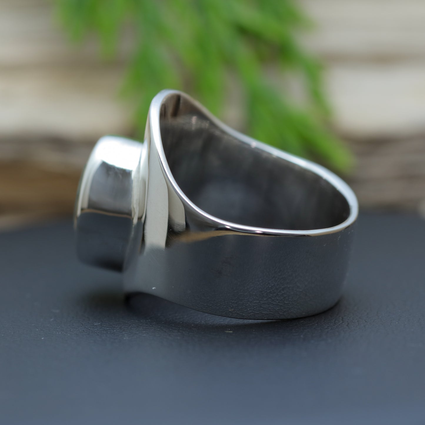 Natural Aquamarine Handcrafted Statement Ring