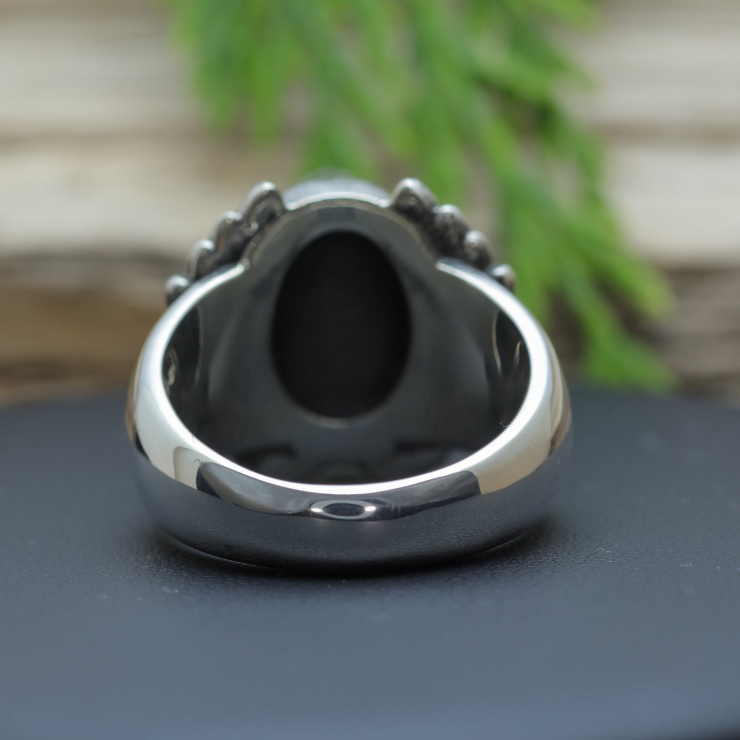 Men's "Aviator Anarchy" Heavy Winged Skull Ring (23.8g)