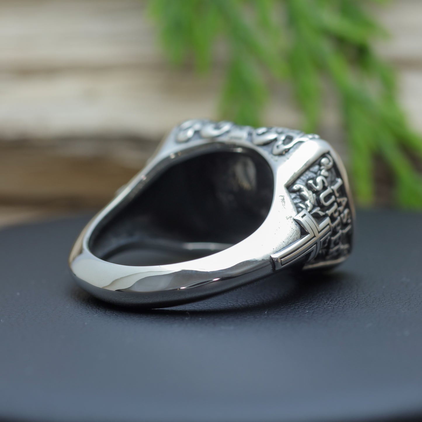 Men's "The Last Supper" Fine Art Signet Ring in Sterling Silver (16.5g)