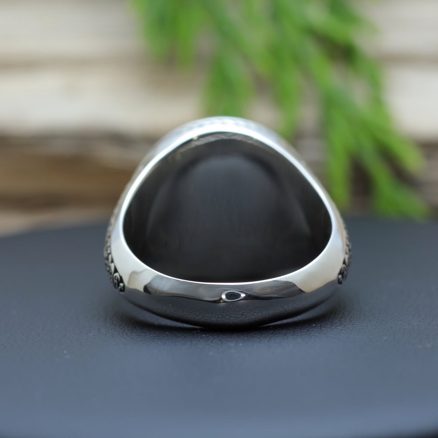 Men's "Mariner Anchor" Heavy Signet Ring in Sterling Silver