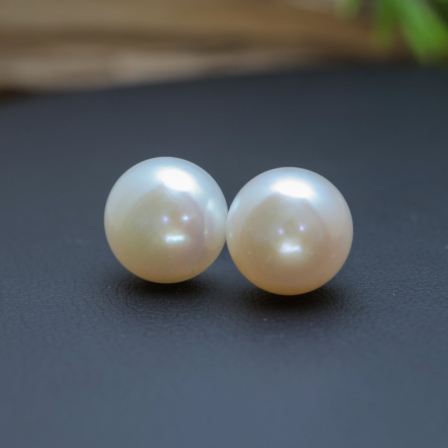 Natural Cultured Pearl Stud Earrings