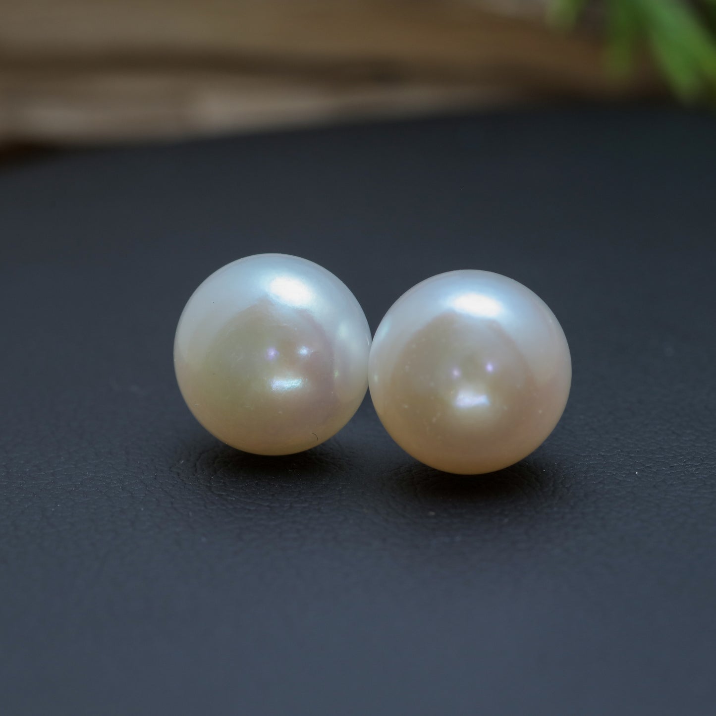Natural Cultured Pearl Stud Earrings