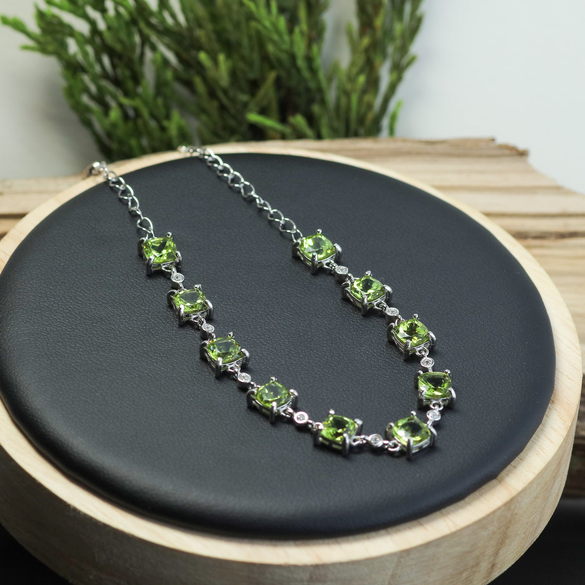 Natural Peridots  Bracelet
