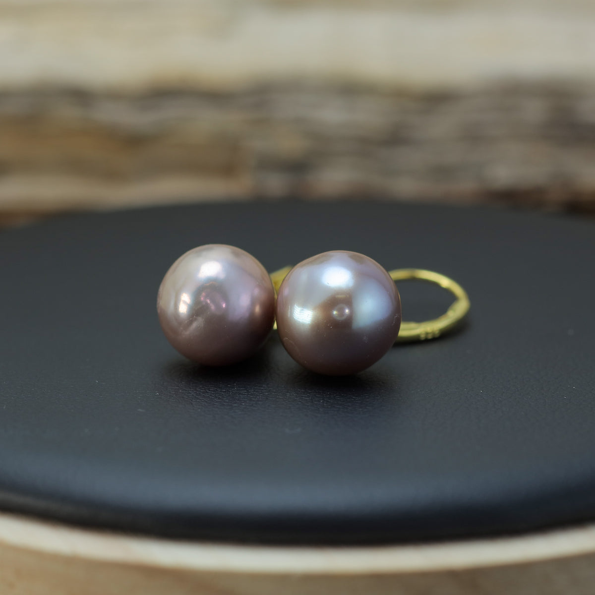 Baroque Natural Cultured Pearl Leverback Earrings