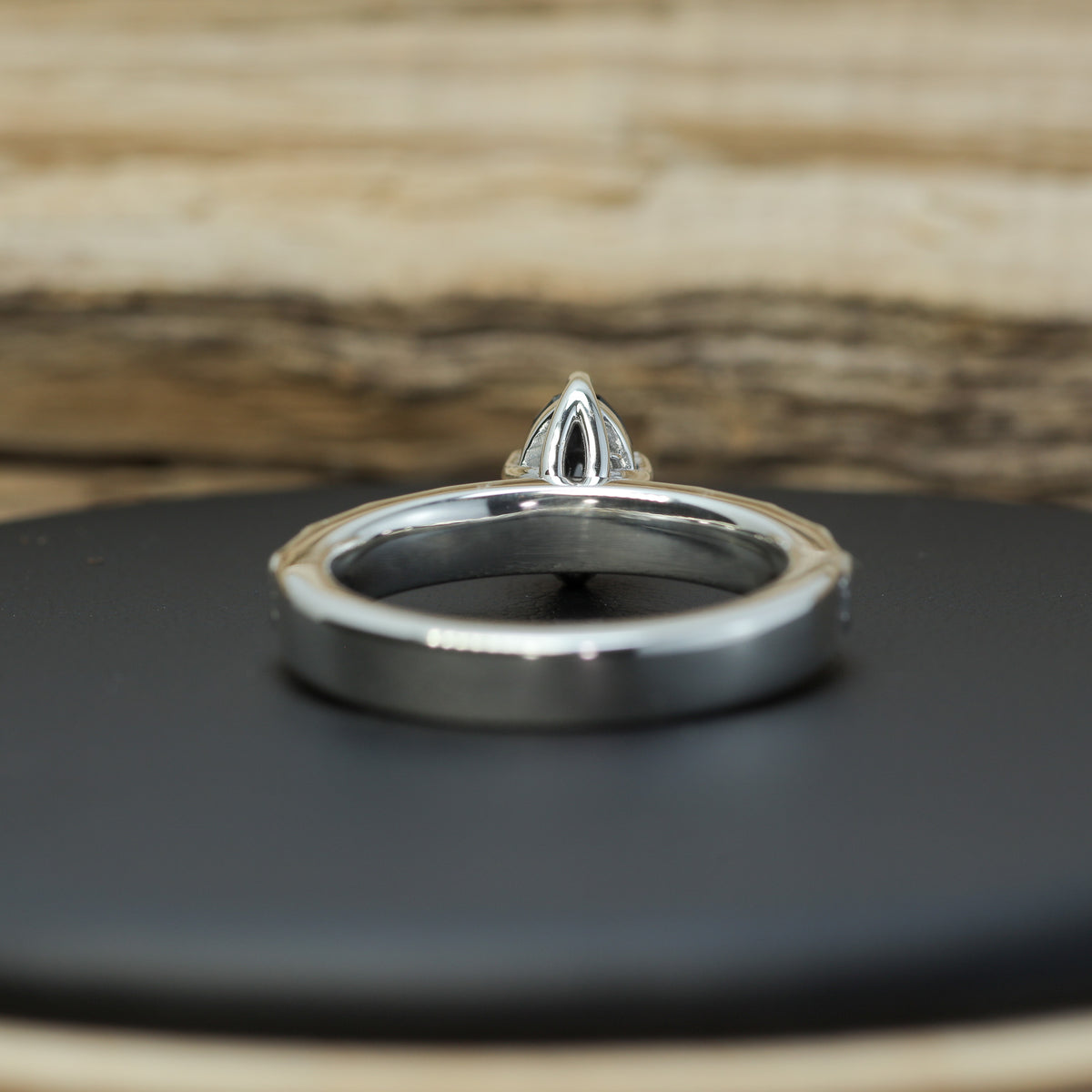 Handcrafted Studio-Cut Dark Pink Spinel Solitaire | Untreated / Certified Gemstone.