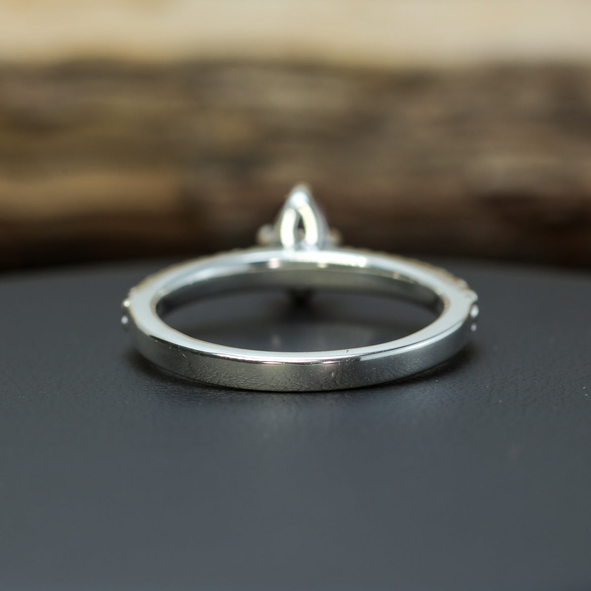 Studio-Cut Purplish Pink Spinel Solitaire Ring | Untreated / Certified Gemstone.
