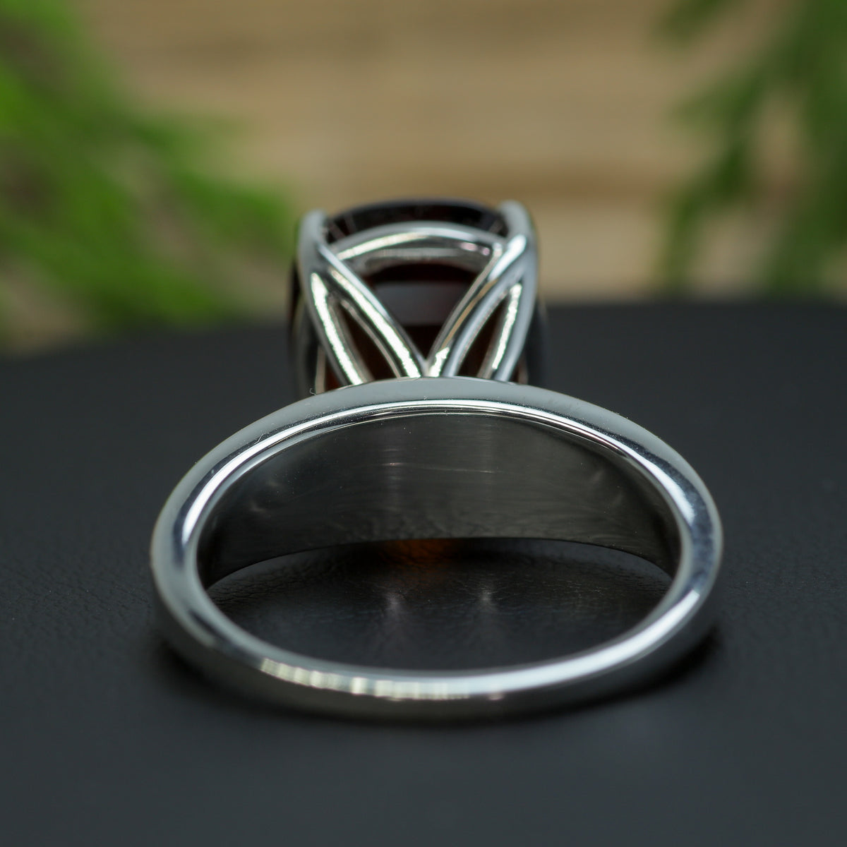 The Tulip Sri Lankan Hessonite Garnet Ring